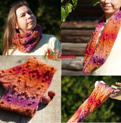 knitting pattern cowl design Olga Beckmann