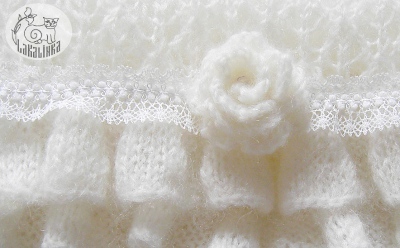 Scarf Snowflake knitting pattern