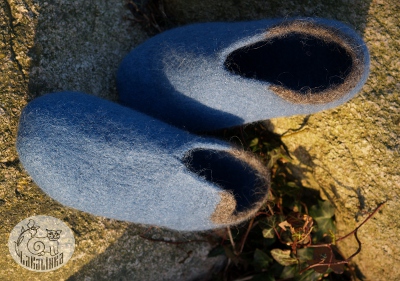 Felted slippers knitting pattern