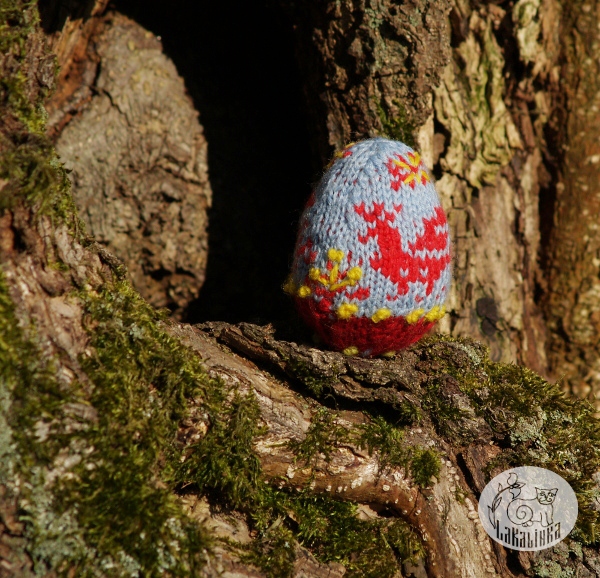 Russain Easter eggs knitting pattern